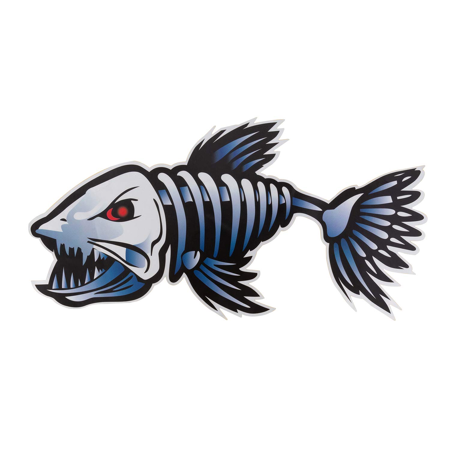 MOOCY Shark Teeth Decals - 2Pcs Waterproof PVC Stickers for Kayak, Canoe, Fishing Boat, Car & Truck Decoration | Durable Vinyl Graphics for Outdoor Adventures & Vehicle Customization