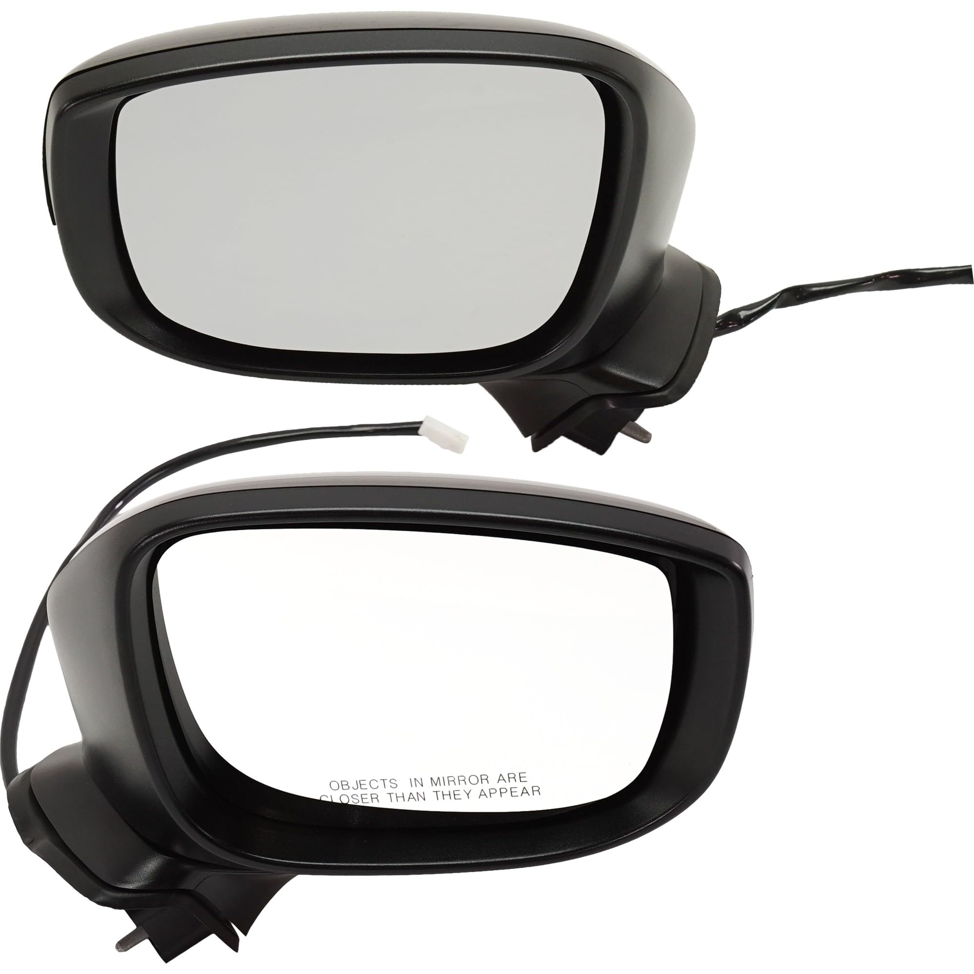 Go-Parts Power Mirrors Pair for Mazda CX-9 2016-2017 - Manual Folding Non-Heated Side Mirrors with Signal Light (Driver & Passenger) - Perfect for Replacement & DIY Auto Repair