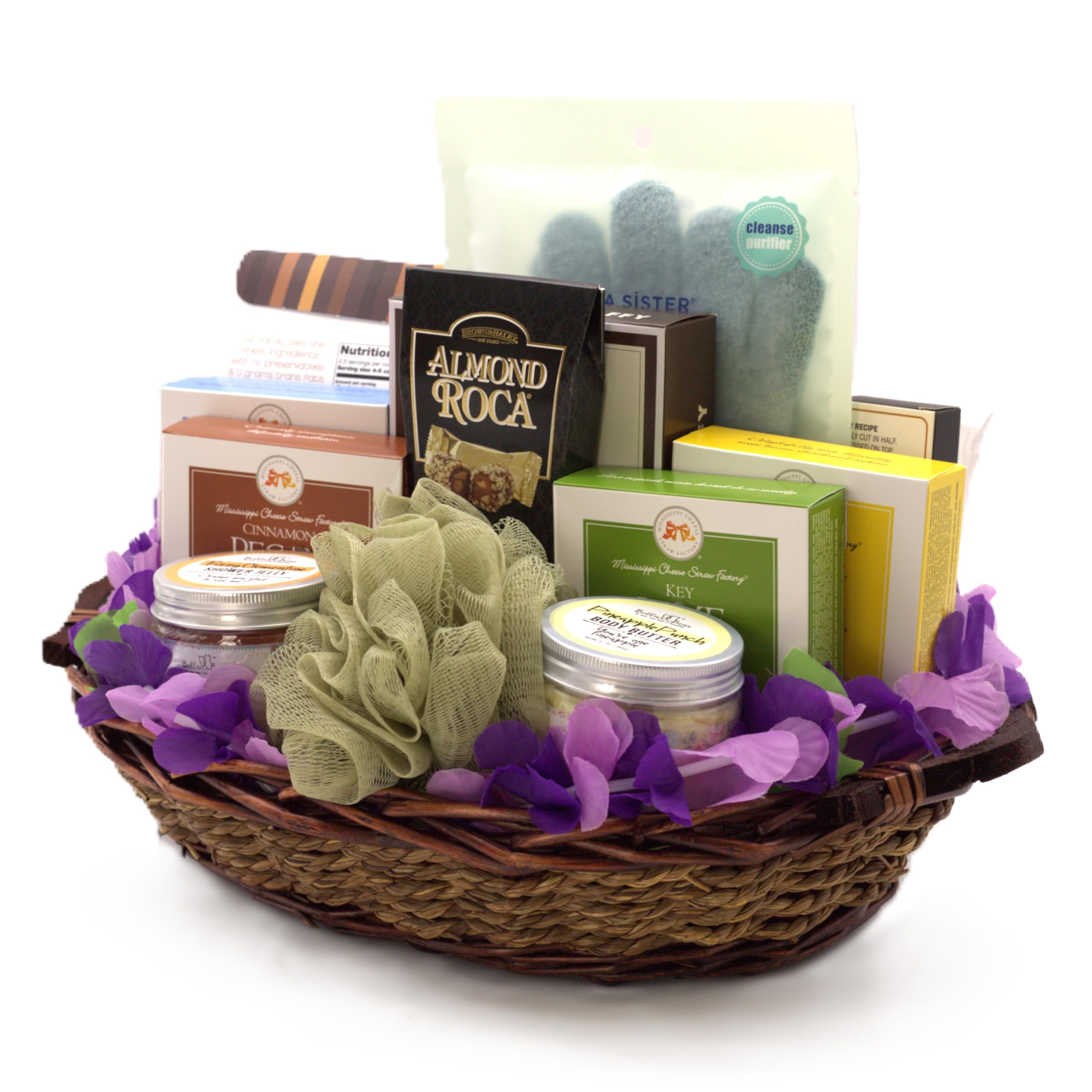 Just Beachy Spa Gift Basket - Relaxing Beach Getaway Gift