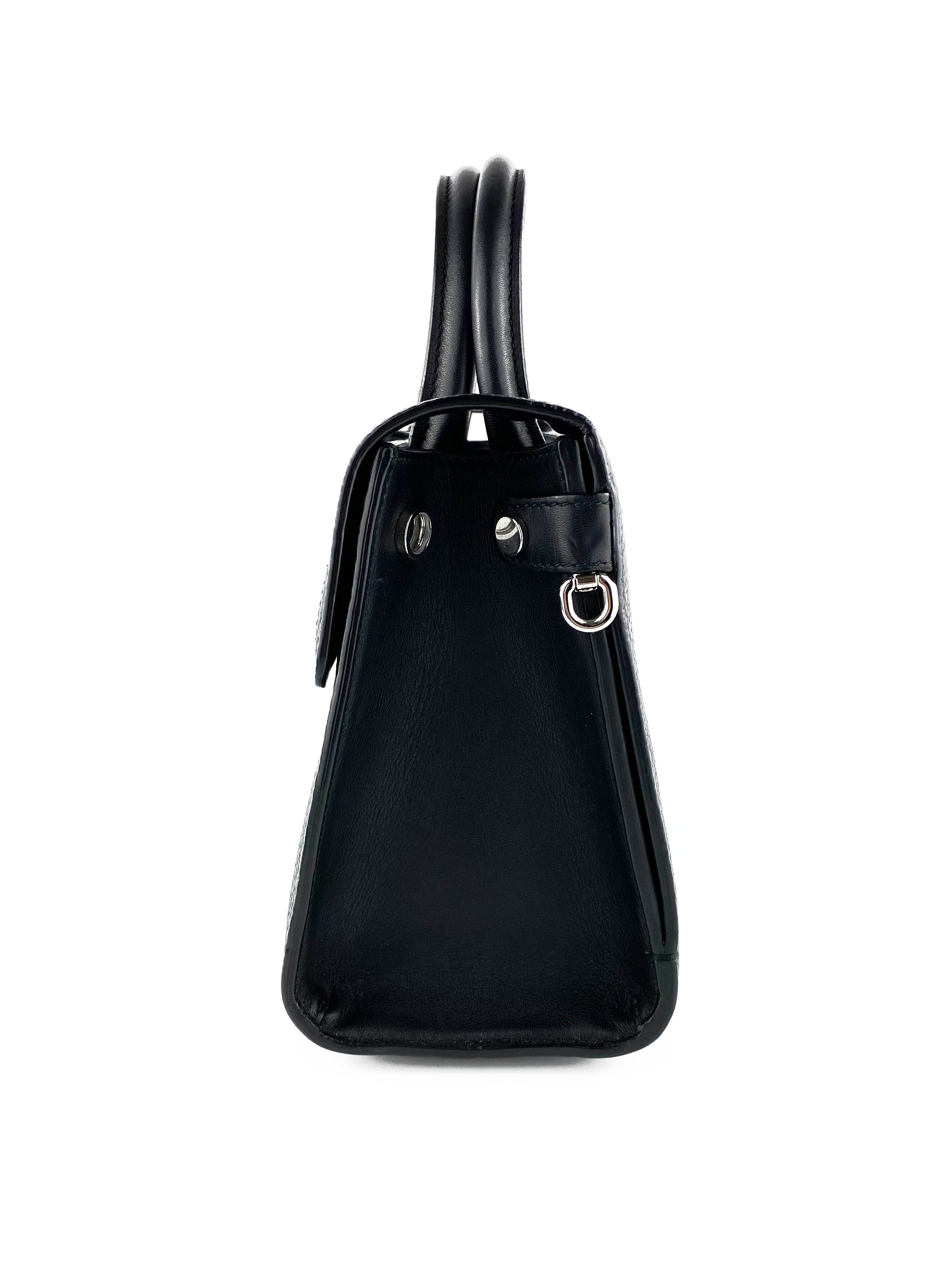 Christian Dior Diorever Black Leather Shoulder Bag for Women - Luxury Designer Handbag for Evening Parties, Work & Special Occasions