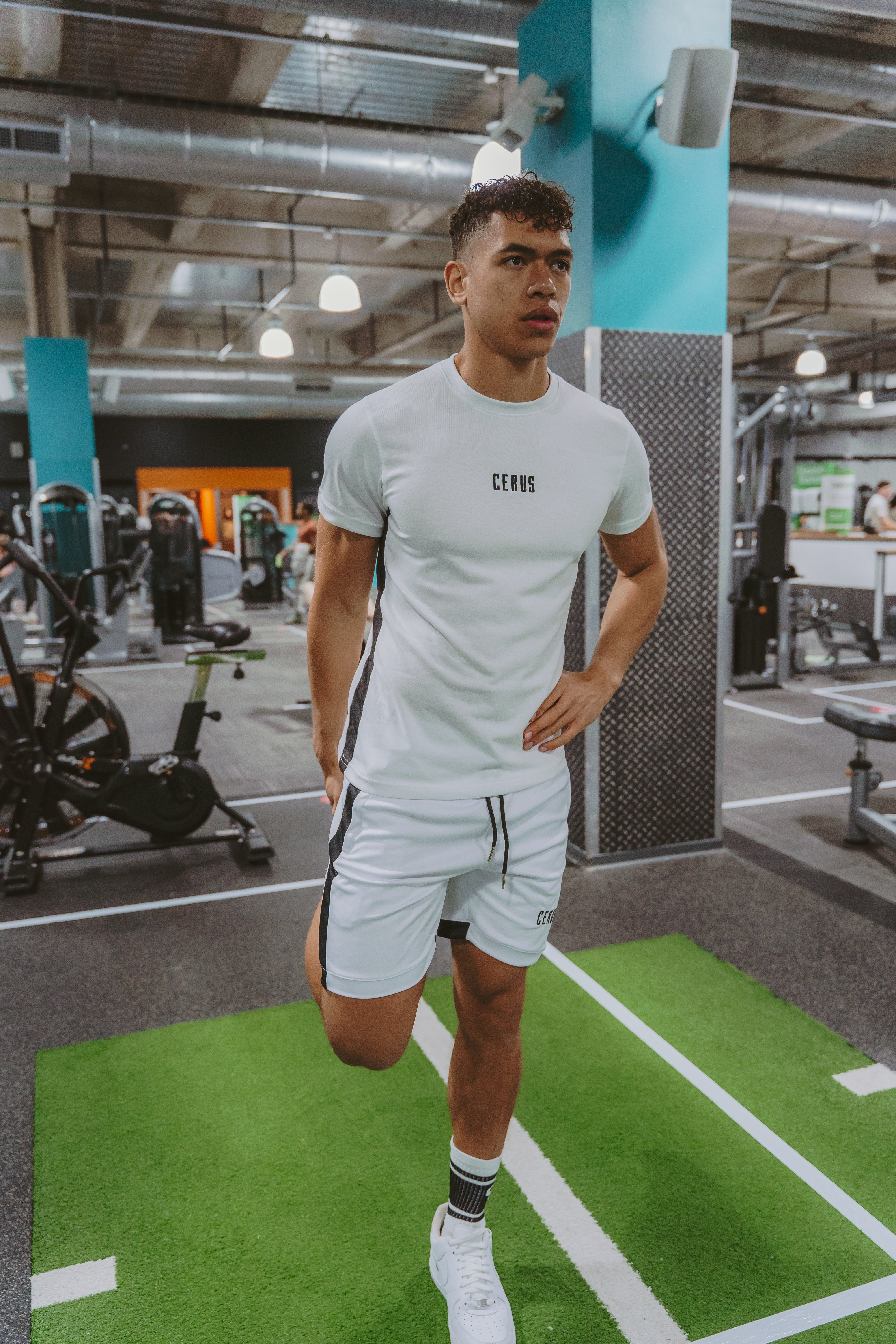 Cerus White Nero T-Shirt for Men - Premium Cotton Casual Tee - Comfortable & Stylish Everyday Wear for Outings, Gym, and Relaxation