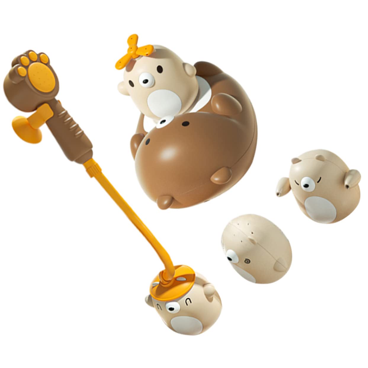 ifundom 3 Sets Electric Water Bear Shower Sprayer Replacement - Fun Interactive Bath Toy for Kids, Electronic Shower Head with LED Lights - Perfect for Children's Bath Time & Sensory Play