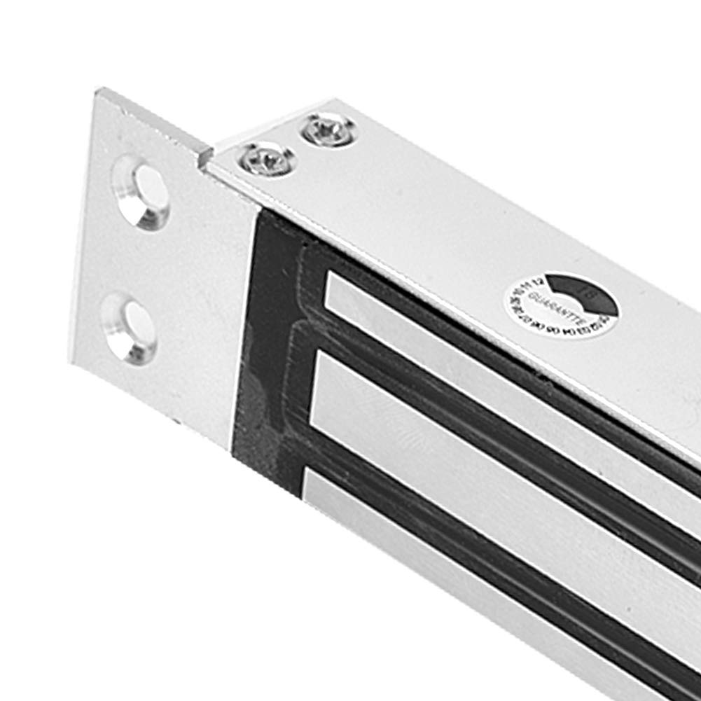 Bicaquu DC 12V Magnetic Lock - Heavy Duty Electromagnetic Door Lock for Secure Access Control | Ideal for Cabinets, Gates & Security Doors