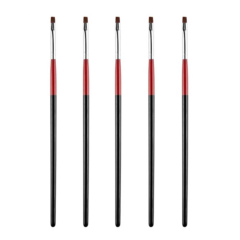 Professional 5PCS Nail Art Pen Set - JAHH Painting & Drawing Brush Pens for Gel Manicure, Acrylic Design, Salon Carving & Builder Tips | Perfect for DIY Nail Art, Salon Professionals & Home Manicure Kits