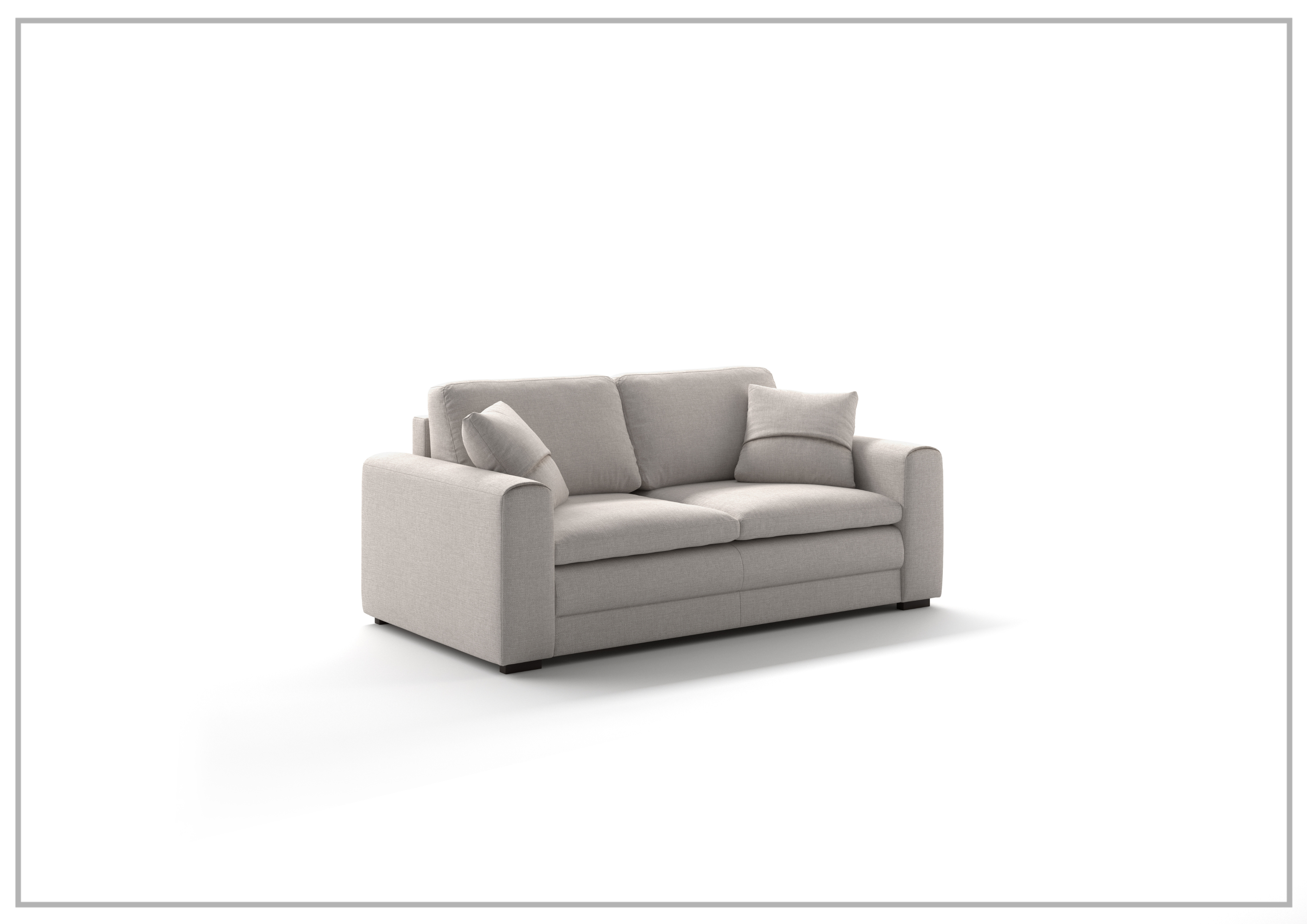 Luonto Cove Sleeper Sofa with Pillow Top Plush Seating & One-Touch Hybrid Deluxe Mechanism - Convertible Bed for Small Spaces, Guest Room & Apartment Living
