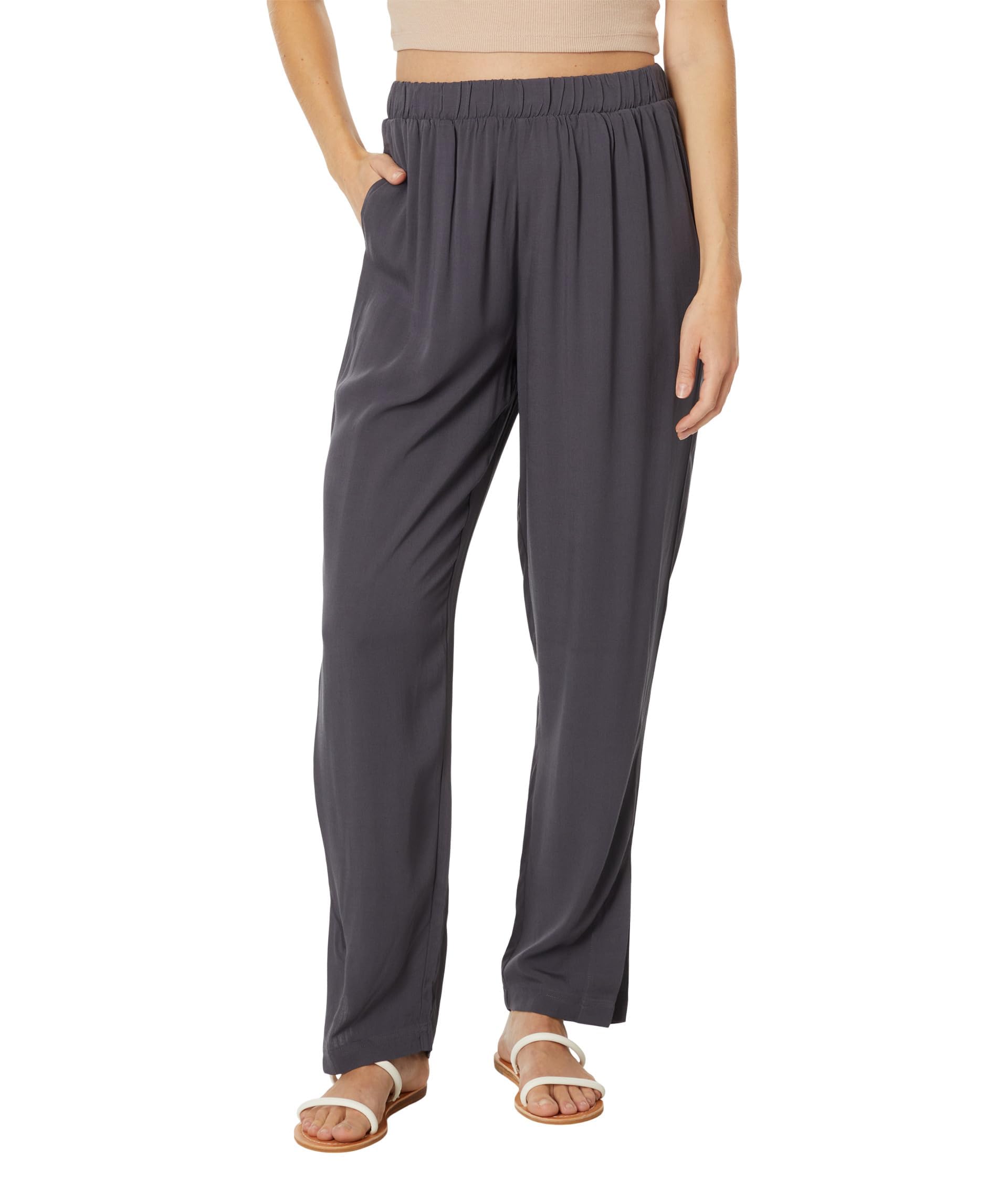 Splendid Women's Kylie Straight Leg Pants - High Waist Slim Fit Trousers for Office, Business Casual & Everyday Wear