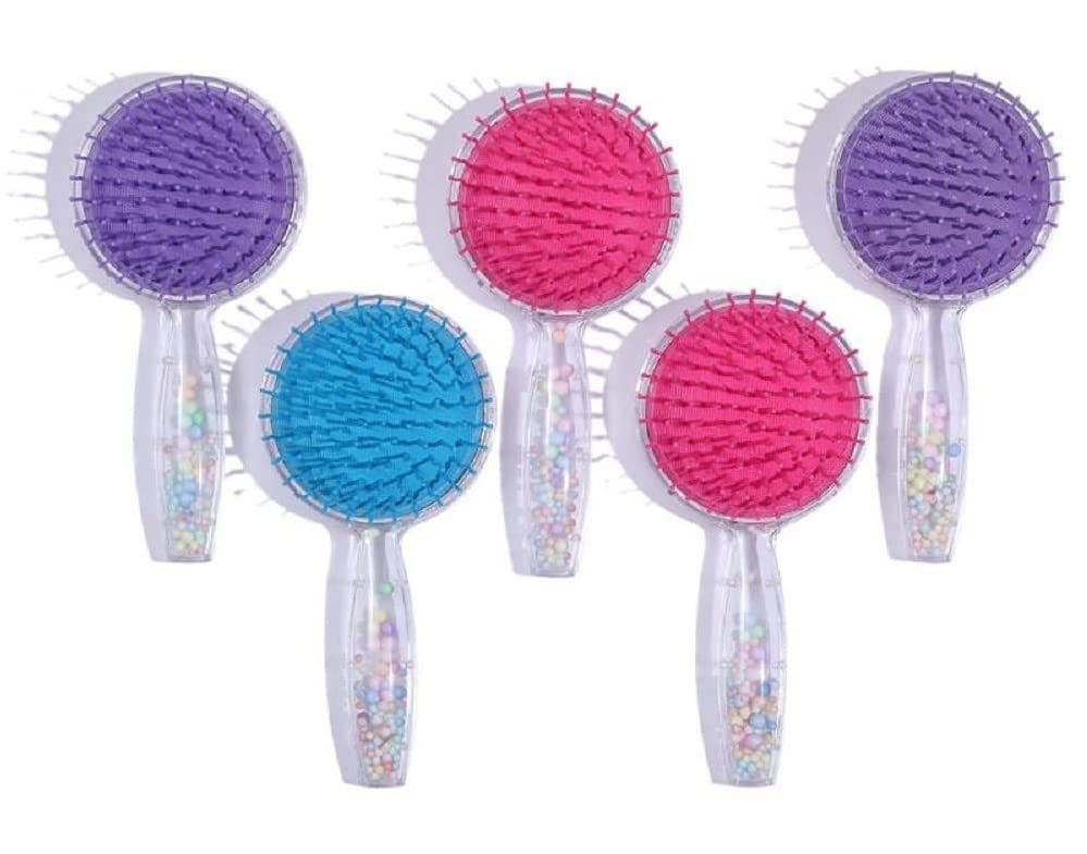 ARPIT MART Unicorn Glitter Star Hairbrush & Comb Set for Kids - Sparkling Detangling Brush for Girls' Hair Care - Perfect for Daily Styling, Birthday Gifts & Princess Dress-Up Play