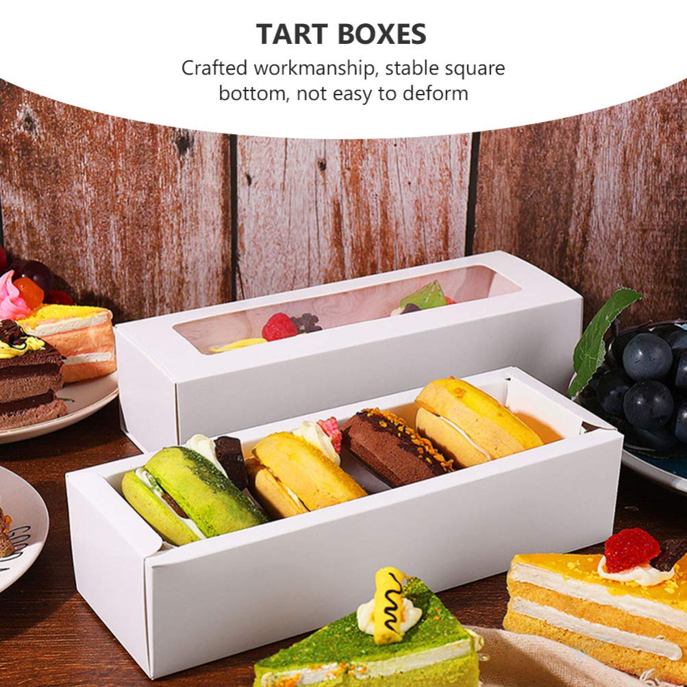 DOITOOL 12-Pack Macaron Storage Boxes - Sturdy Paper Gift Boxes for Cookies, Candies, Cupcakes | Perfect for Bakery, Party Favors, Wedding Desserts & DIY Packaging