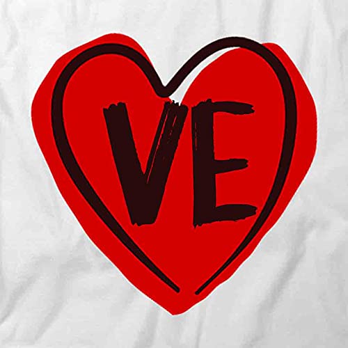 Ve Graphic T-Shirt | Printed Cotton Tee for Men & Women | White Casual Shirt for Streetwear, Everyday Wear & Gifts