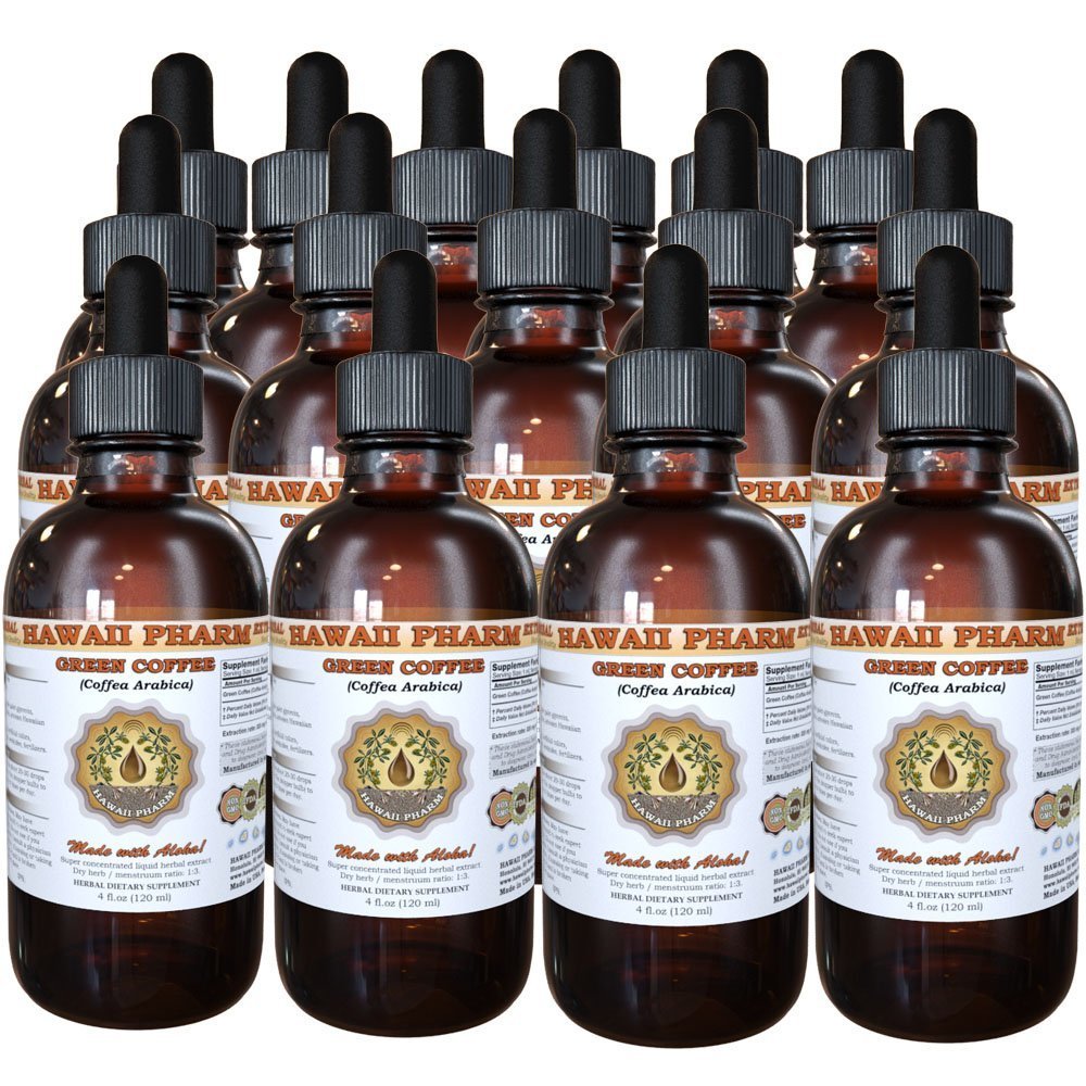 Organic Green Coffee Bean Extract Tincture - 100% Pure Coffea Arabica Liquid Supplement (15x4 oz) - Supports Weight Loss, Energy & Metabolism - Perfect for Morning Routine & Healthy Lifestyle