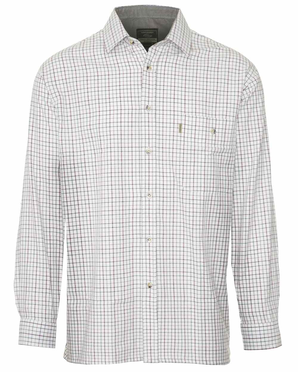 Champion Ayr Heavyweight 100% Cotton Tattersall Shirt for Men - Classic Plaid Button-Down for Casual Wear & Outdoor Activities