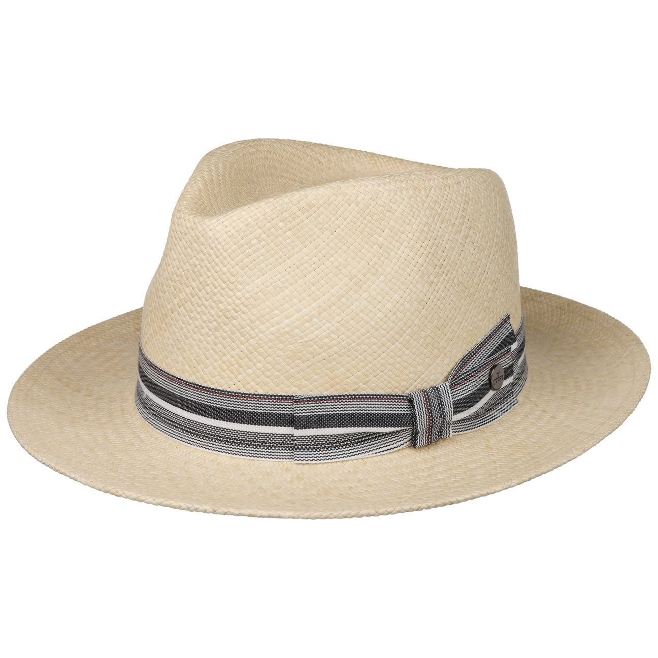 Lierys Veliano Fedora Panama Hat for Men - Handmade in Italy - Stylish Summer Sun Hat for Outdoor, Beach & Travel