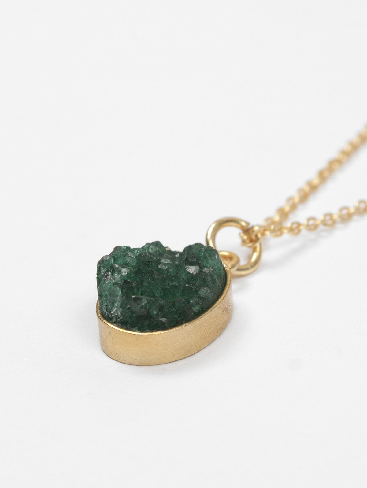Oval Druzy Necklace - Elegant Natural Stone Jewelry for Women | Perfect for Everyday Wear, Parties & Special Occasions