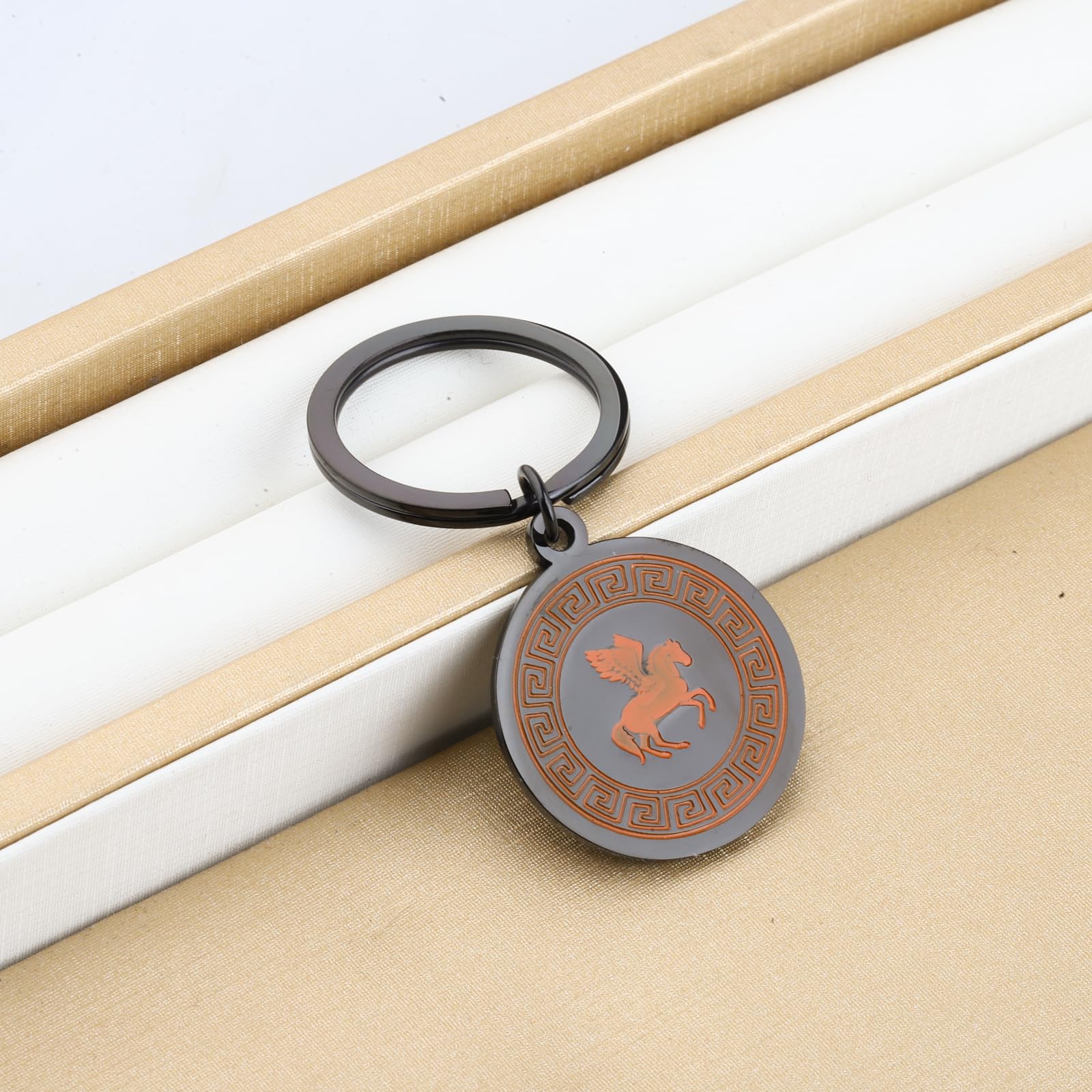 Percy Jackson Camp Half-Blood Keychain - Official Merchandise for Fans, Horror Novel Lovers & Jewelry Collectors | Perfect for Backpacks, Gifts & Book Club Accessories