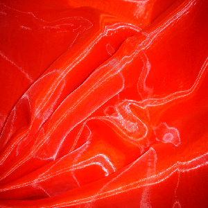 Elegant Red Glass Organza Fabric - Perfect for Wedding Decorations, Bridal Gowns & DIY Craft Projects