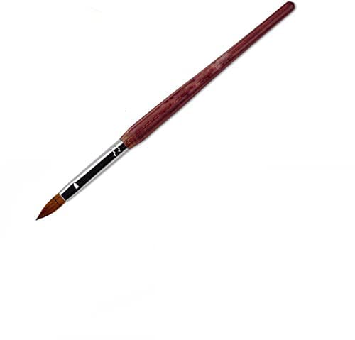 SHILLS Professional Nail Art Acrylic Brush with Wood Handle - Perfect for Salon, DIY Manicure & Nail Extension Designs
