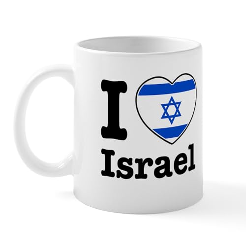 White - I Love Israel Mug