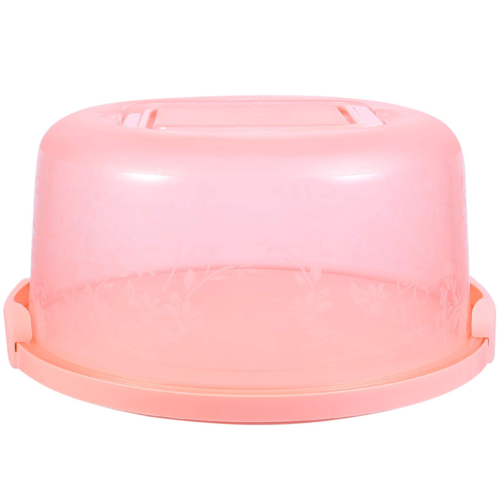 Beaupretty Round Plastic Cake Carrier with Lid - Portable Cupcake Container for Cookies, Desserts & Wedding Cakes - Perfect for Parties, Picnics & Bakery Storage