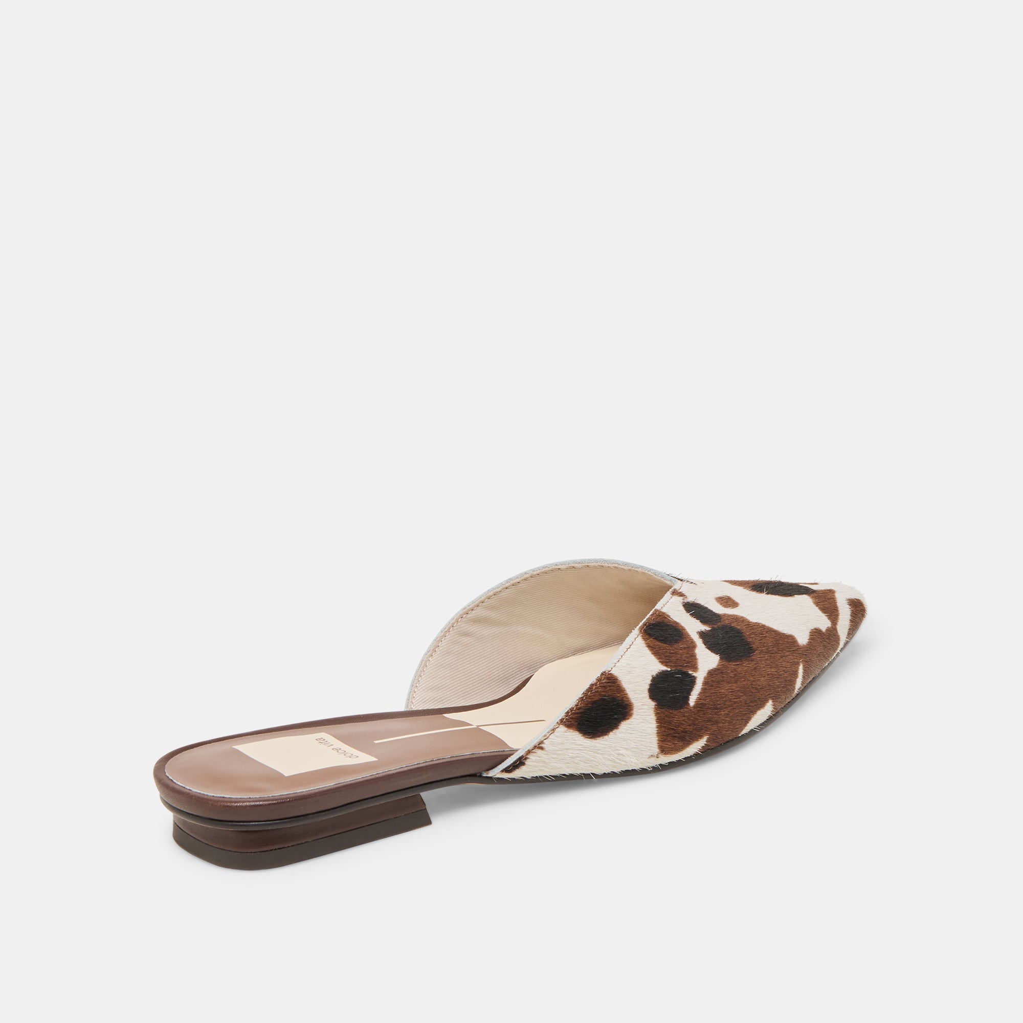 ELM FLATS COCOA TAURUS CALF HAIR Women's Loafers - Comfortable Slip-On Shoes for Work, Office & Casual Wear