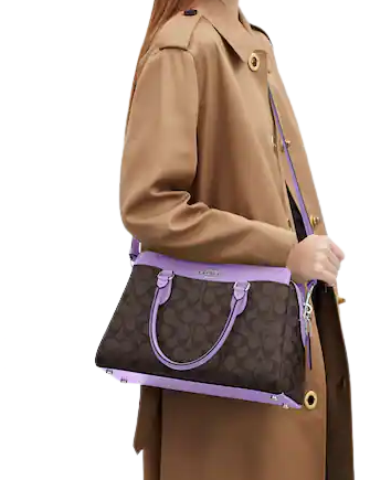 Coach Darcie Signature Canvas Carryall Handbag - Stylish Crossbody Purse for Women, Perfect for Work, Travel & Everyday Use