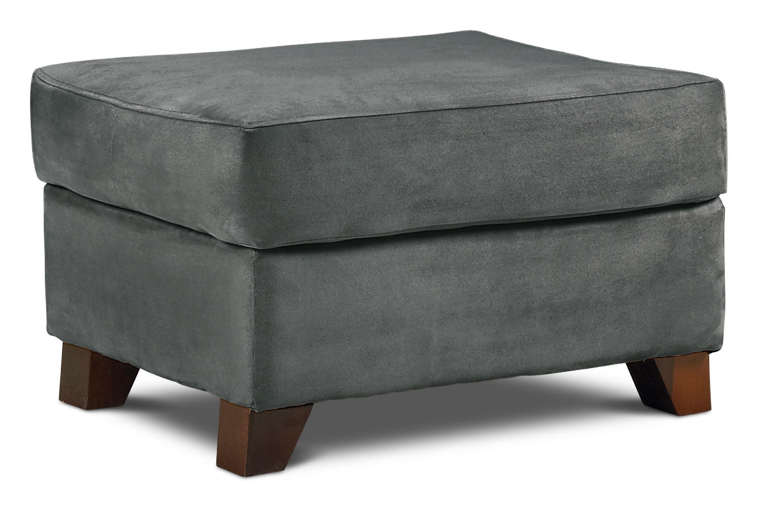 Dark Grey Collier Ottoman - Modern Tufted Storage Bench for Living Room, Bedroom & Entryway - Perfect for Extra Seating & Hidden Storage