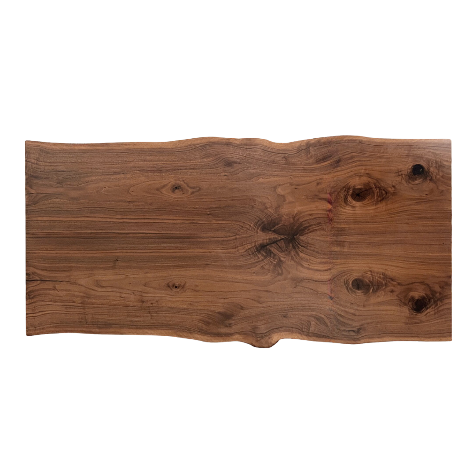 Premium Black Walnut Solid Wood Natural Edge Dining Table – Handcrafted Large Board for Rustic & Modern Home Decor – Perfect for Family Gatherings & Dinner Parties