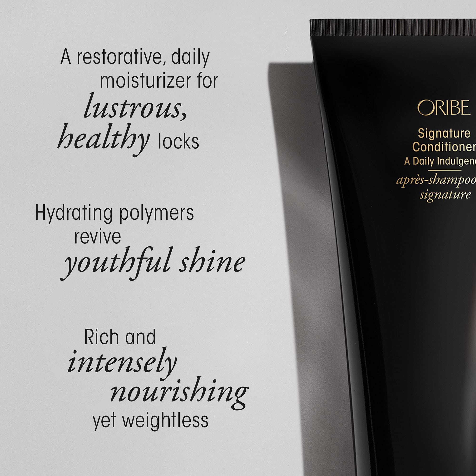 Oribe Signature Shampoo & Conditioner Set - 8.5 oz Shampoo + 6.8 oz Conditioner with Rough Luxury Soft Molding Paste | Premium Hair Care for Smooth, Voluminous Styles | Perfect for Salon-Quality Blowouts & Everyday Styling