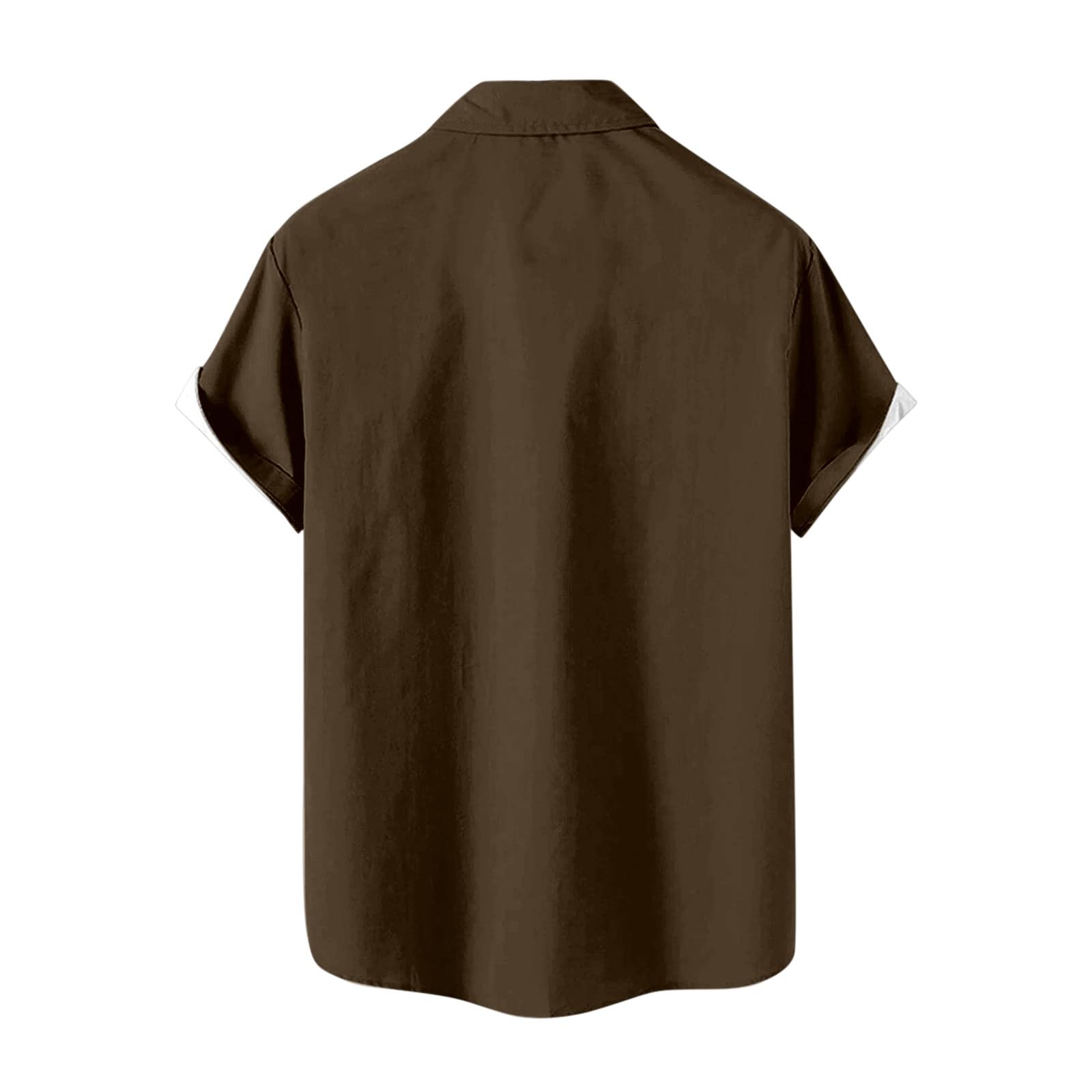 Men's Hiking Shirt - Breathable Short Sleeve Graphic Polo & Plaid Henley T-Shirts for Outdoor Adventures (Plus Size Available) - Perfect for Camping, Backpacking and Mountain Climbing
