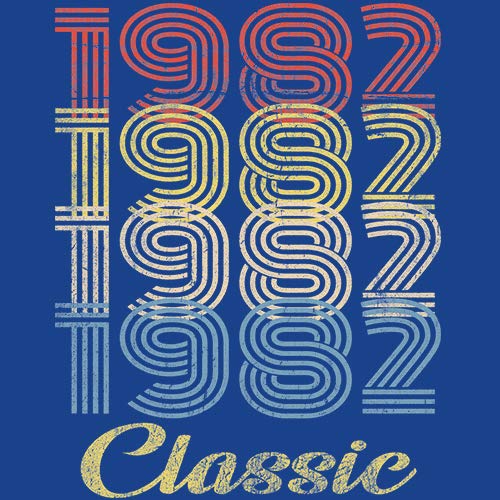 1982 Vintage 43rd Birthday Gift for Women - Classic Retro 43 Year Old Birthday T-Shirt - Perfect for Birthday Parties & Milestone Celebrations