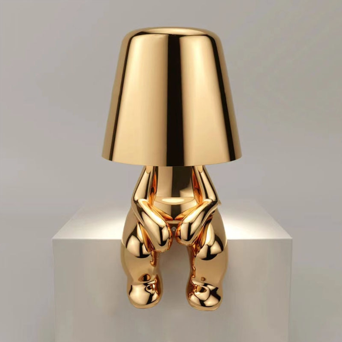 Jupiter Figurine Cordless Table Lamp - Rechargeable LED Night Light for Bedroom, Living Room, and Office Decor | Perfect for Reading, Relaxation, and Ambient Lighting