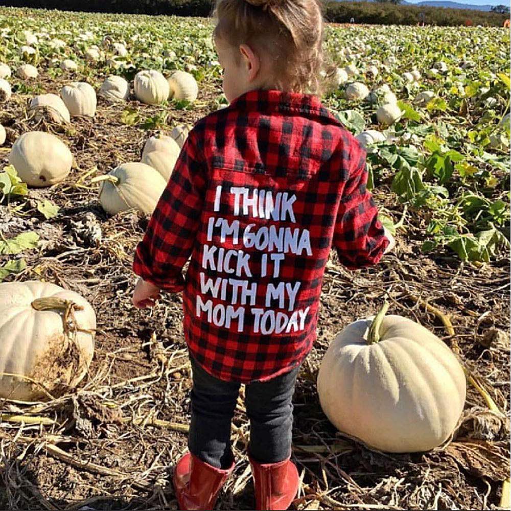 Toddler Long Sleeve Plaid Shirt for Boys & Girls - Warm Winter & Spring Top Coat for Kids | Perfect for Playdates, School & Outdoor Activities