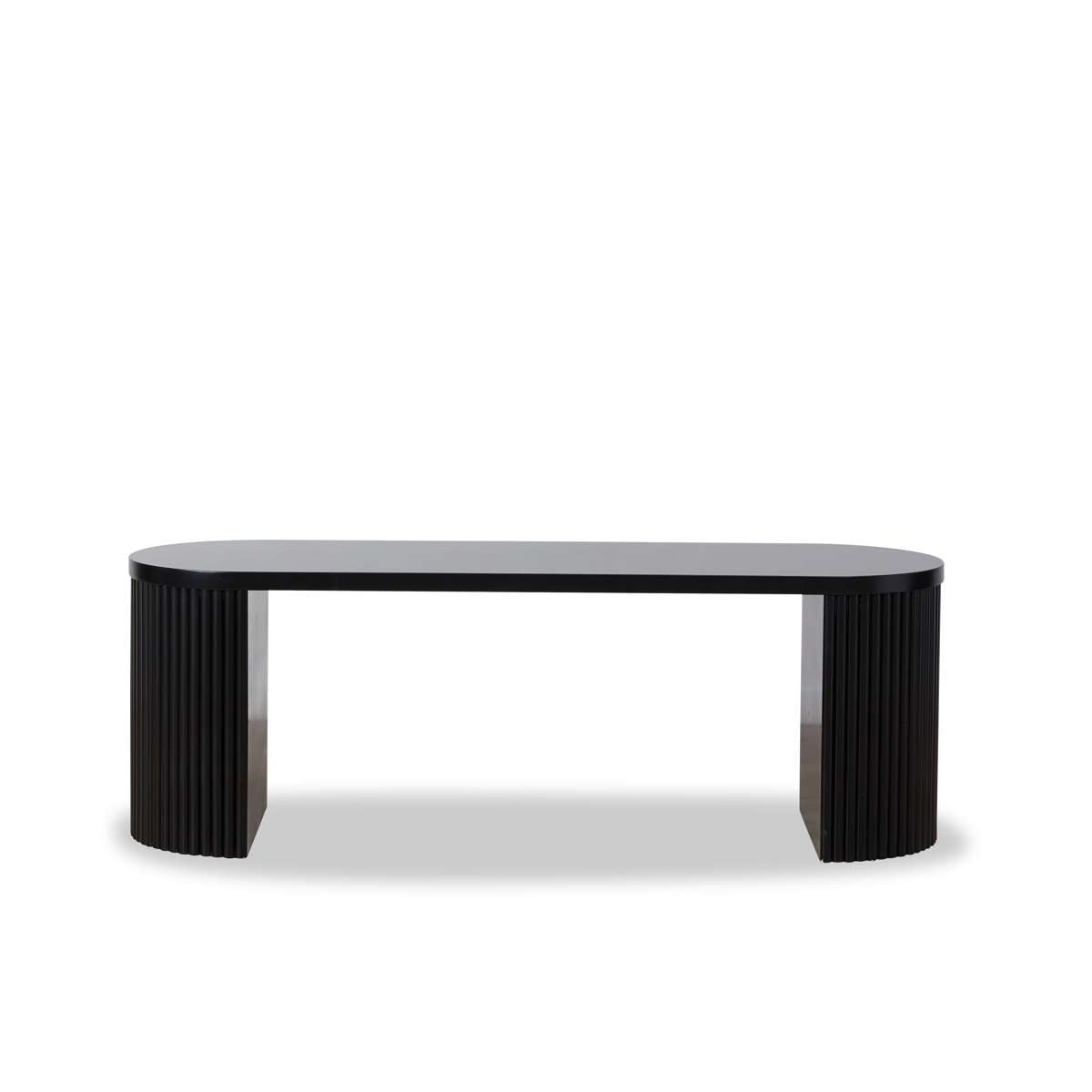Eve Bench Seat in Black - Modern Entryway & Living Room Furniture for Home Decor