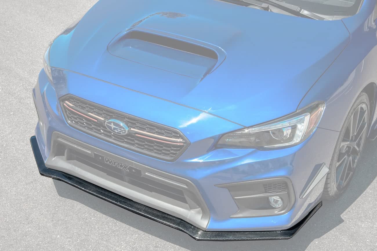 2018-2021 Subaru WRX & STi JDM HT Style Carbon Fiber Front Bumper Lip Splitter - Replacement Lower Spoiler for Enhanced Aerodynamics & Sporty Look - Perfect for Street Racing & Car Shows