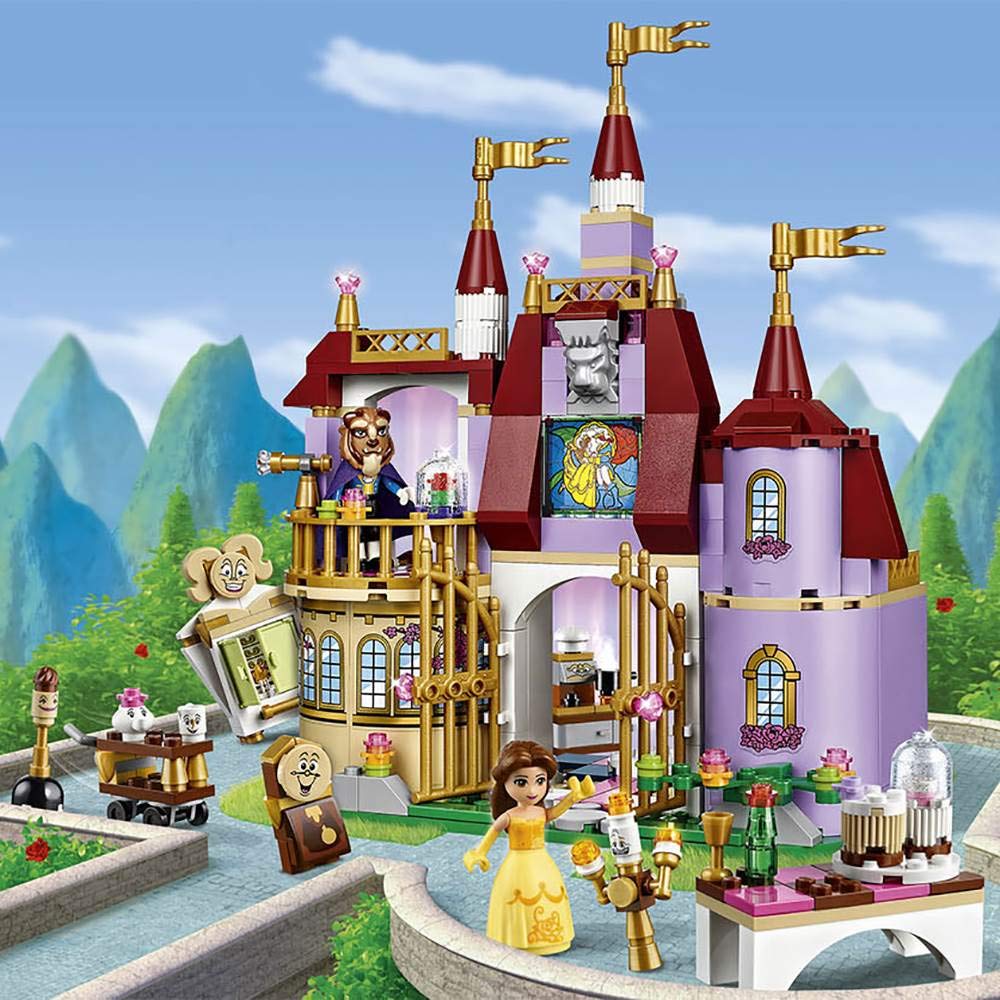 LEGO Disney Princess Belle's Enchanted Castle Building Set 41067 - Creative Toy for Kids, Disney Princess Fans & Collectors - Perfect for Birthday Gifts, Pretend Play & Display