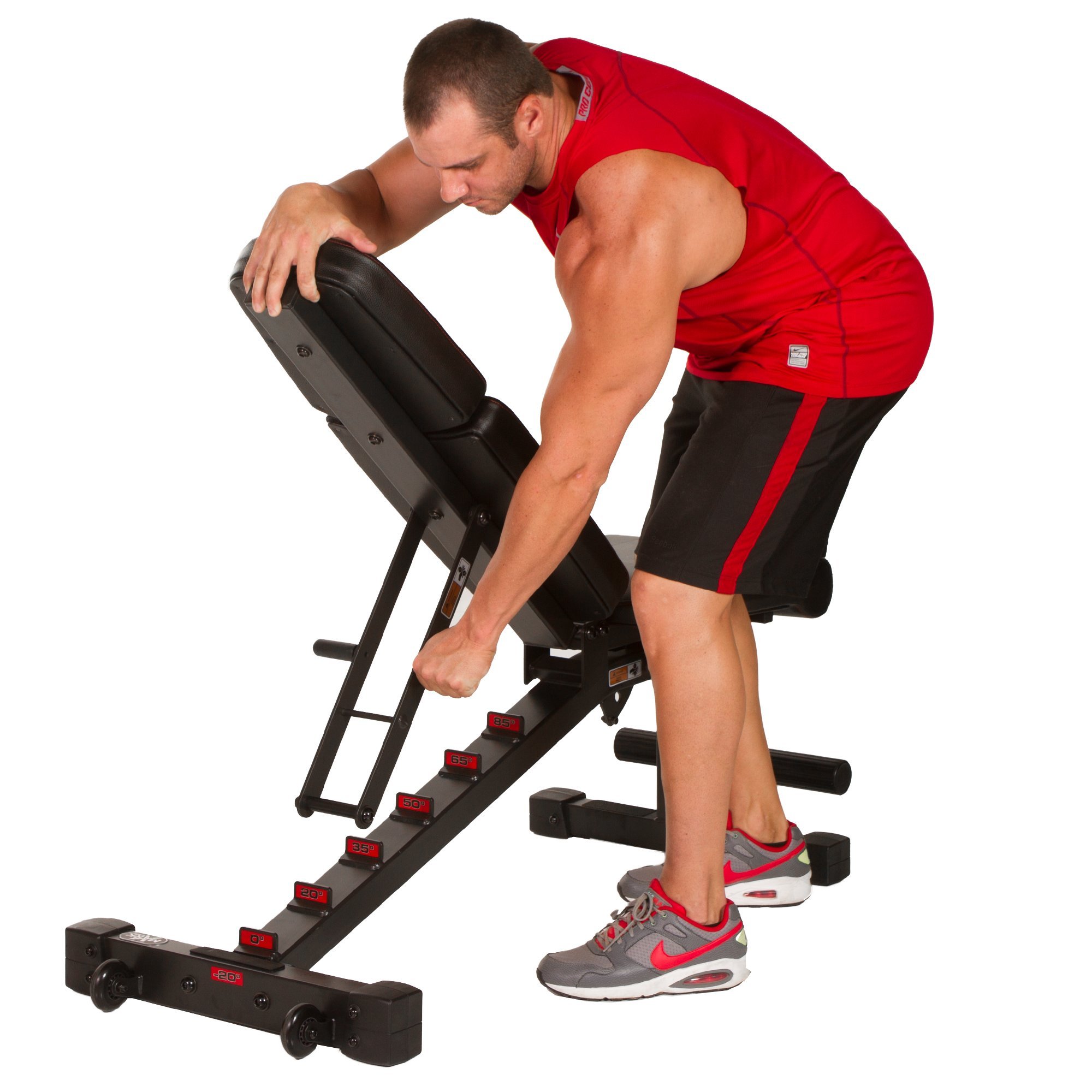 XMark Adjustable Weight Bench for Home & Gym - Heavy Duty 1500 lb Capacity, High Performance Strength Training Bench for Full Body Workouts - Perfect for Weightlifting, Bench Press & Fitness Training