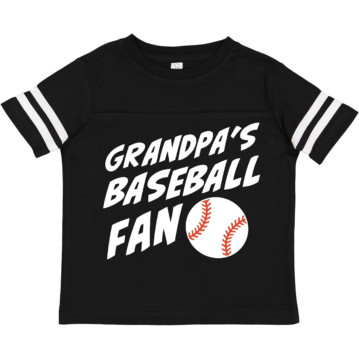 Grandpa's Baseball Fan Toddler T-Shirt - Cute Baseball Lover Kids Tee - Soft Cotton Toddler Shirts for Boys & Girls - Perfect for Game Day, Family Outings & Playdates