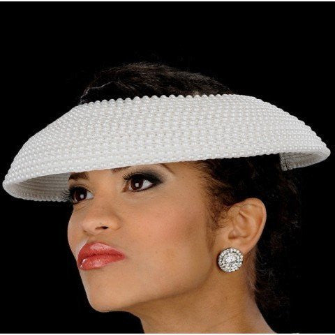 SG1007 Pearl Straw Fascinator Hat - Elegant Women's Wedding Hair Accessory for Bridal, Tea Party & Royal Events