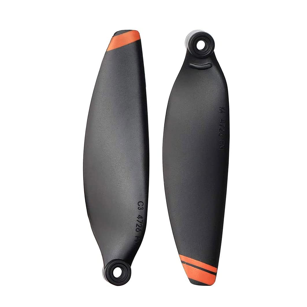 (24 Pcs) DJI Mini 2/Mini SE/Mini 2 SE/Mini 4K Drone Replacement Propellers - Low-Noise Quick-Release Blades Compatible with Mavic Mini 2/Mini SE/4K - Orange Props Accessories for Aerial Photography & Outdoor Adventures