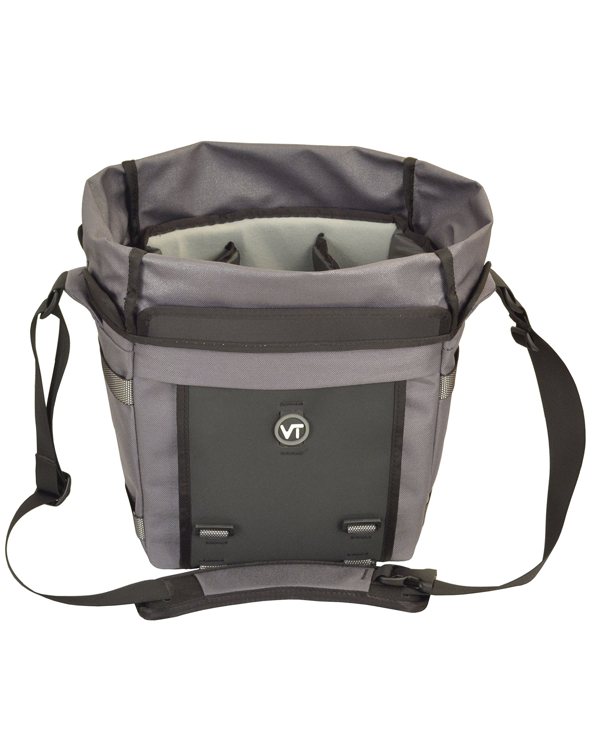 VS-BLK Pixel 7 Camera and Video Recorder Shoulder Bag - Waterproof DSLR Camera Case for Travel & Outdoor Photography (Black)