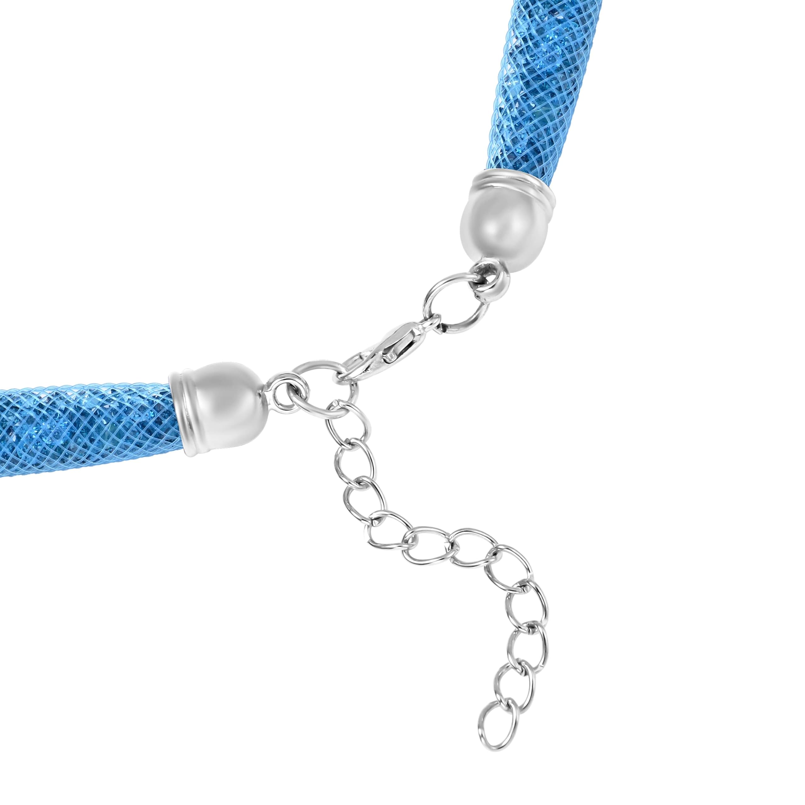 SHOP LC Glass Resin Bottle Stopper Pendant Necklace for Women - 20