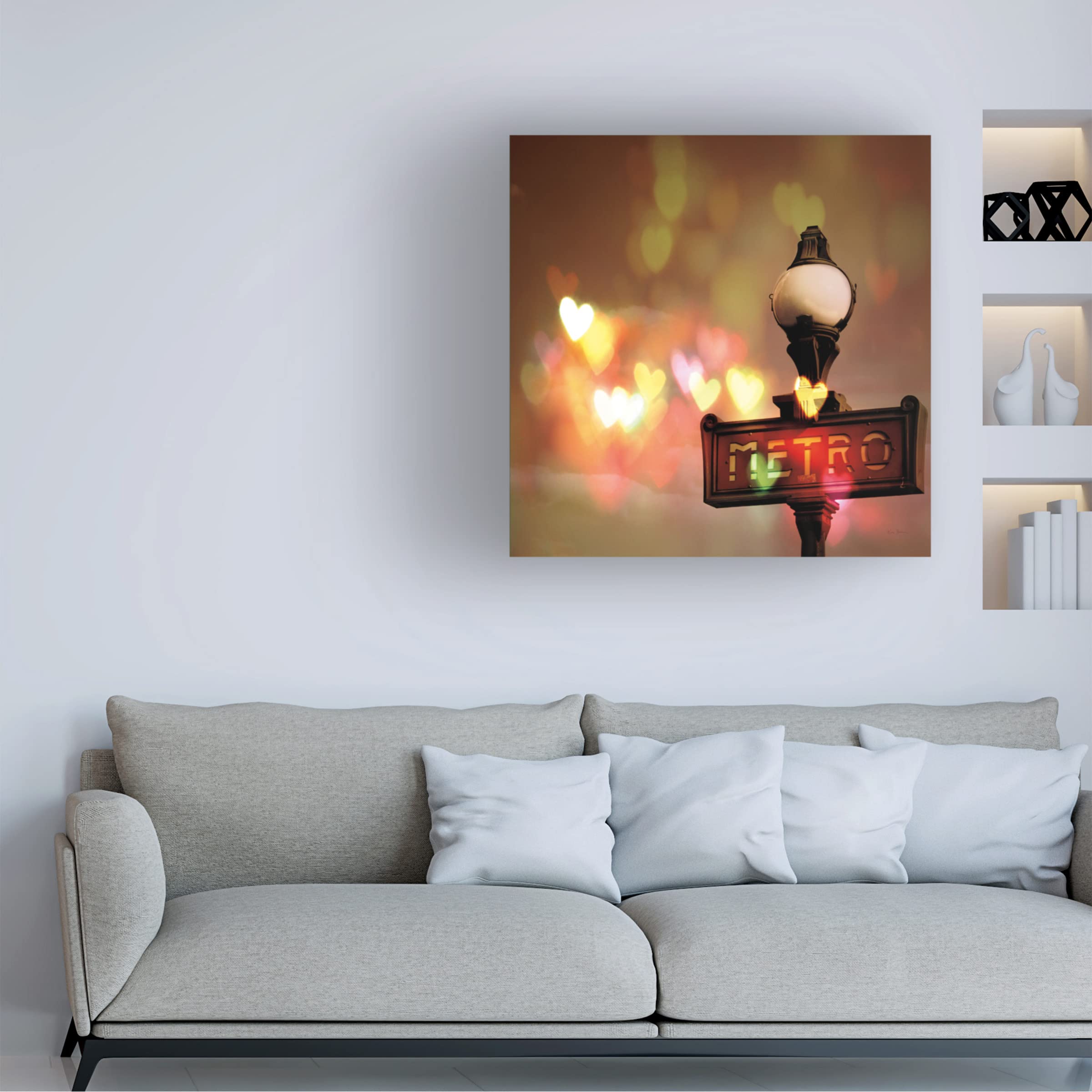 Friends Canvas Art Print by Jim Dratfield - Officially Licensed Trademark Fine Art Collection - Perfect for Living Room, Bedroom Decor & TV Show Fans Gift