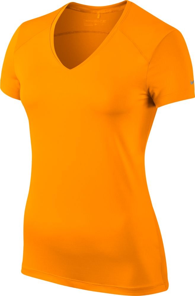 Nike Women's Greens Top - Small - Vivid Orange | Athletic Golf Polo Shirt for Women | Perfect for Golf, Tennis & Casual Wear