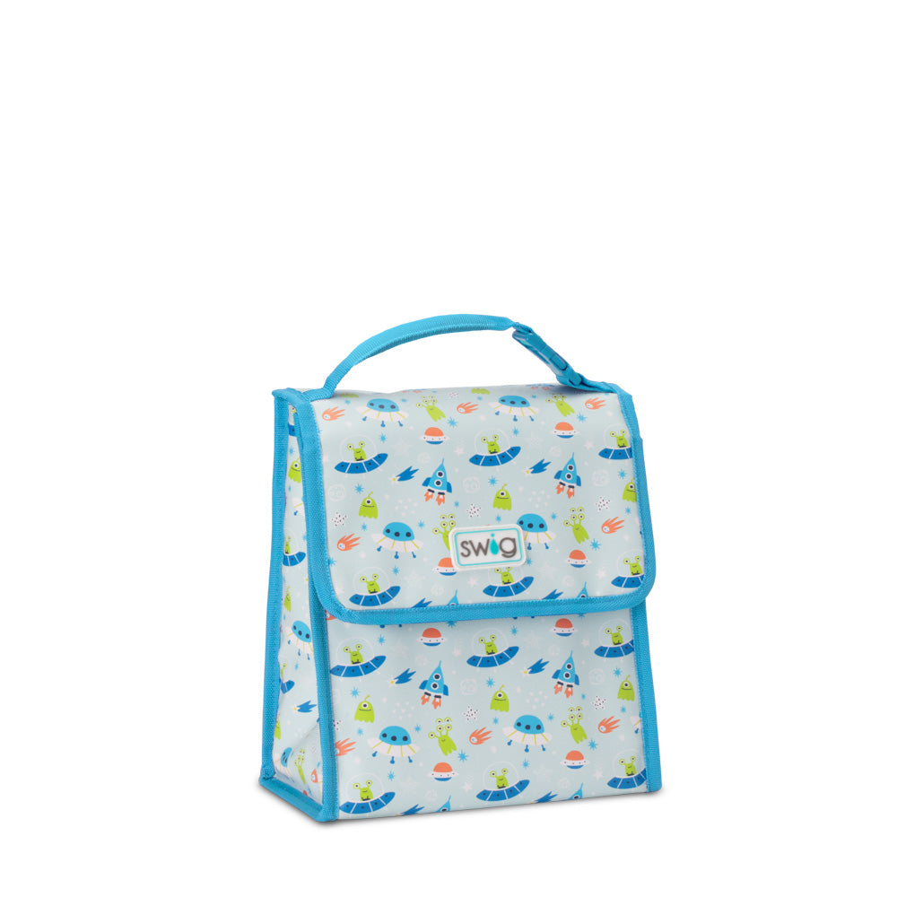 Space Camp Foldable Lunch Box Set - Reusable & Eco-Friendly Bento Box for Kids, Adults, School, Work & Picnics - Perfect for Meal Prep, Travel & Outdoor Activities