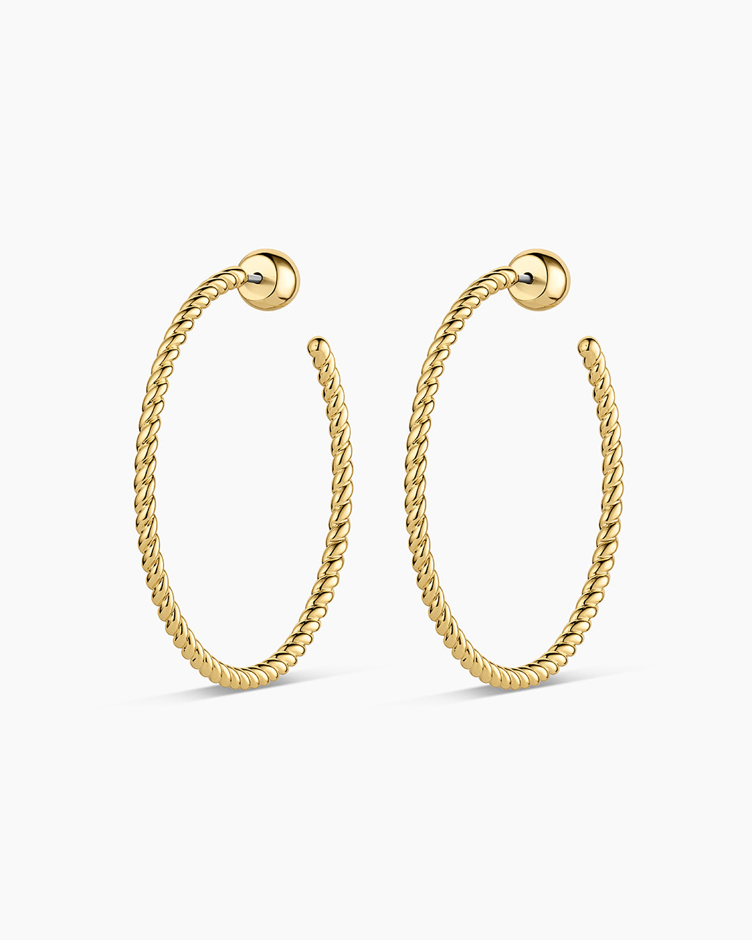 Stylish Large Hoop Earrings for Women - Trendy Crew Design, Hypoallergenic & Lightweight - Perfect for Parties, Work, and Everyday Wear