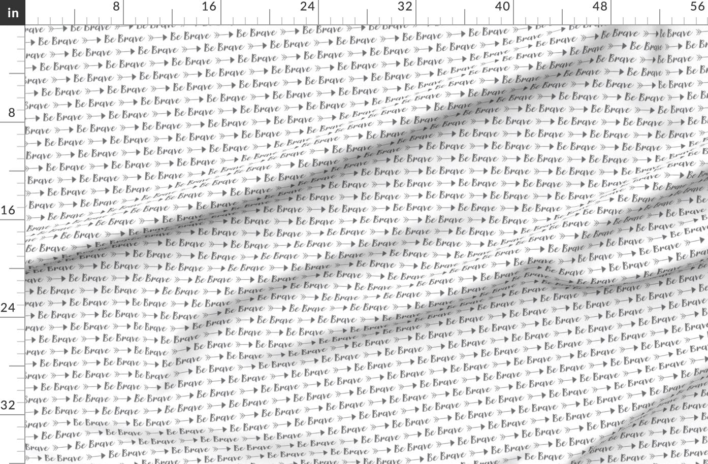 Arrow Print Denim Fabric by The Yard - Bottomweight Cotton for Apparel, Home Decor & Upholstery | Nursery, Toddler Boy Room & DIY Craft Projects