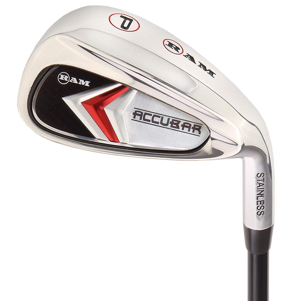 Ram Golf Accubar Men's Right Hand Iron Set 6-7-8-9-PW with 24° & 27° Hybrids | Perfect for Mid-Handicap Golfers on the Course