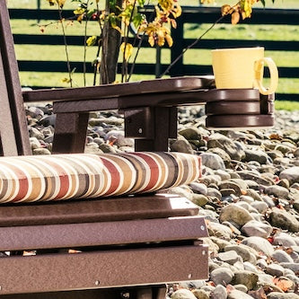 LuxCraft 4-Foot Plain Glider - Smooth & Comfortable Patio Swing for Outdoor Relaxation in Garden, Porch or Backyard