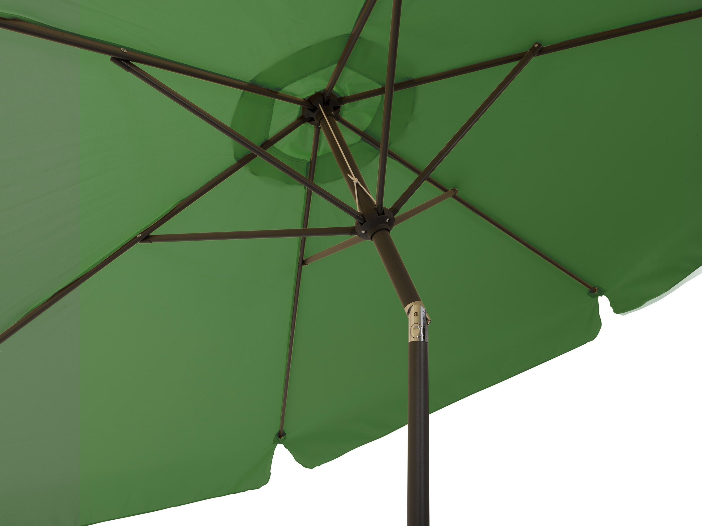 10ft Round Forest Green Patio Umbrella - Outdoor Sun Shade for Garden, Poolside, and Backyard Relaxation