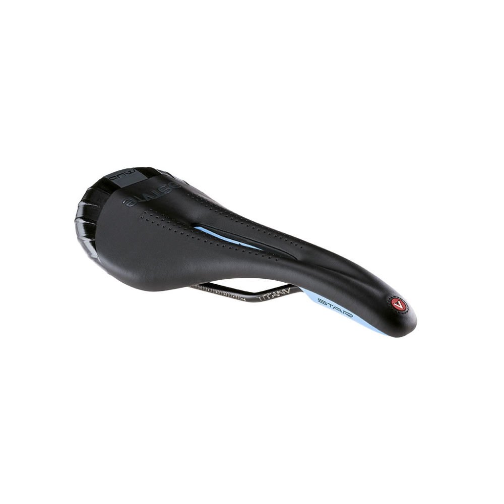 Astute Mudline VT MTB Saddle for Mountain Biking - Lightweight Comfortable Bike Seat for Men & Women - Black/Fuchsia - Perfect for Trail Riding & Enduro Racing
