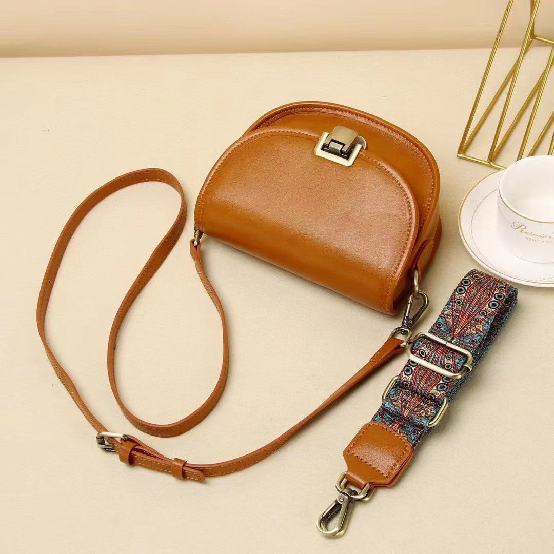 Elegant Flap Saddle Bag for Women - Stylish Crossbody Purse with Adjustable Strap | Perfect for Work, Travel & Everyday Use